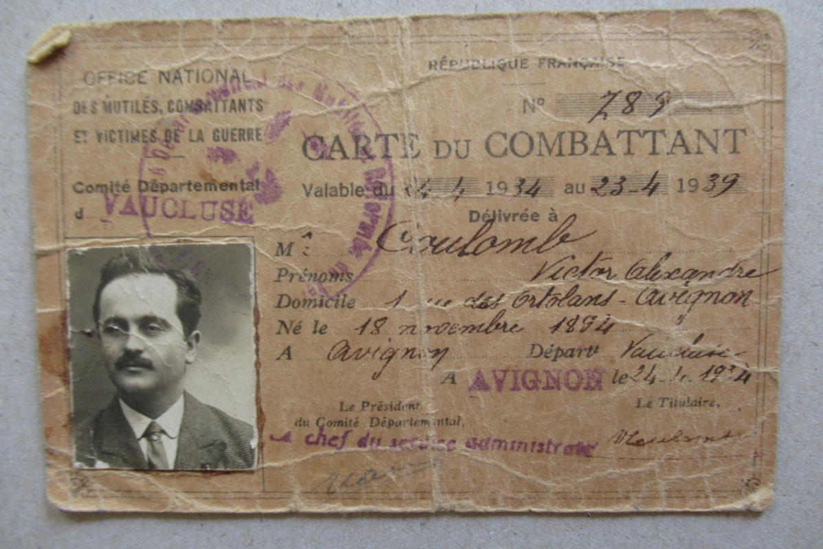 La Carte Du Combattant Est Elle Une Pièce D'identité